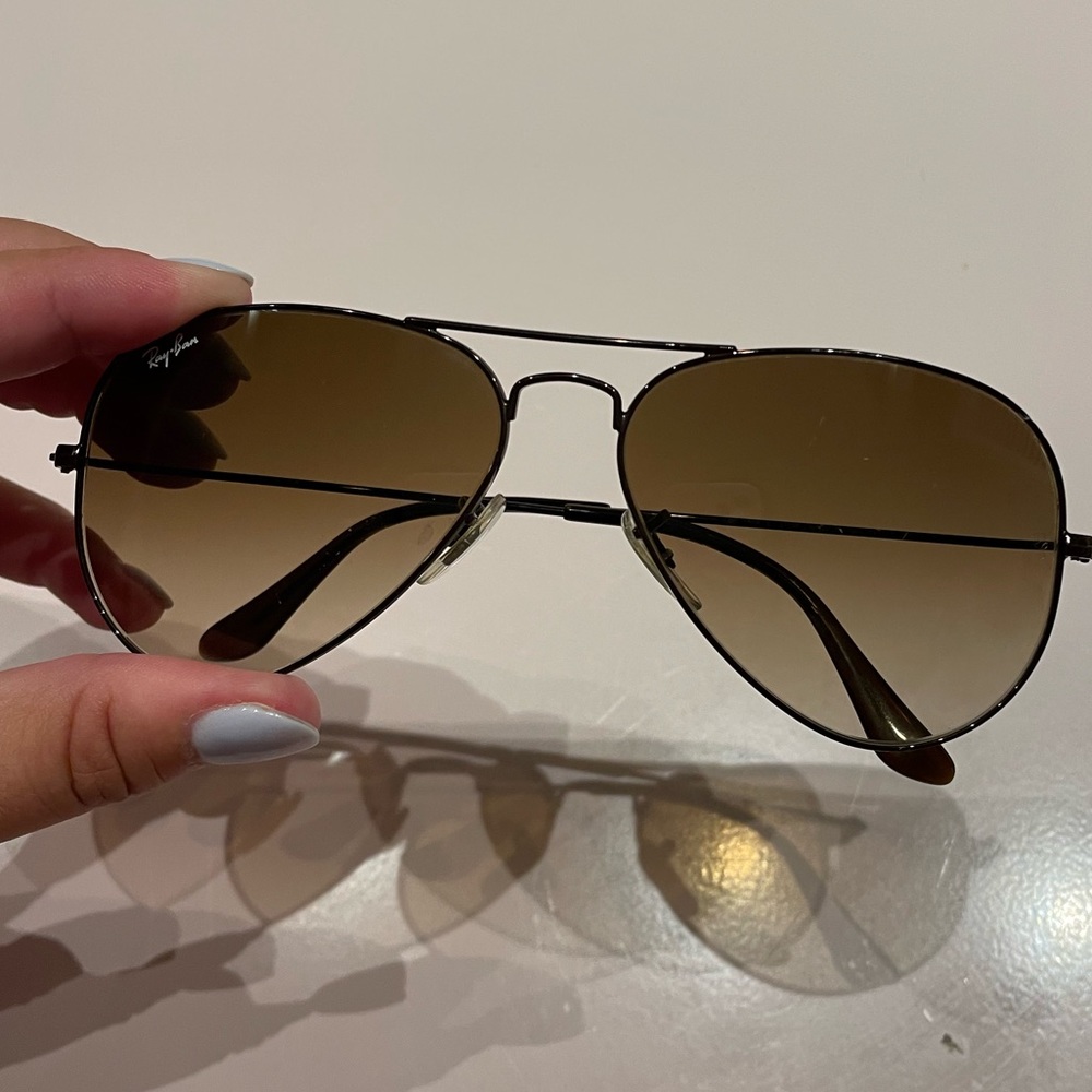 Brown Lens/Brown Frame Rayban Aviator